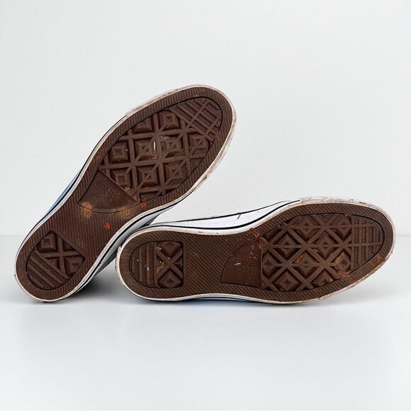 Converse Hightop Shoes Limited Edition Leather Unisex  Paint Splatter - Picture 10 of 10